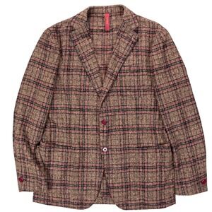 ERNESTO Parma Gianfranco Bommezzadri Mens 44 EU 54 Alpaca Blazer Sport Coat SOFT